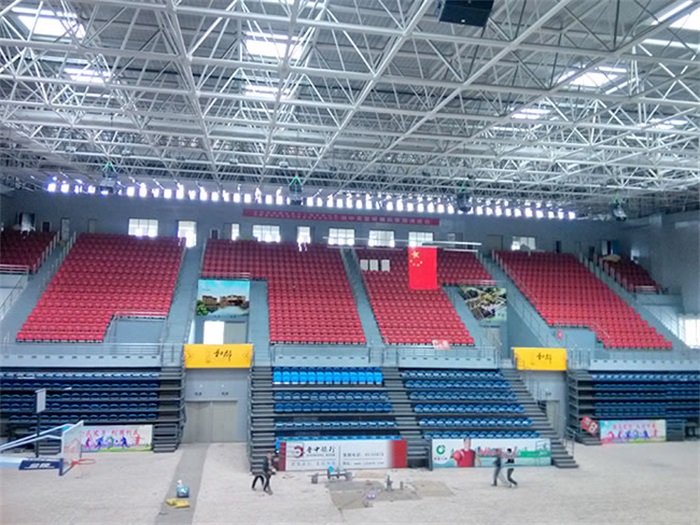 南阳电厂体育馆网架加工