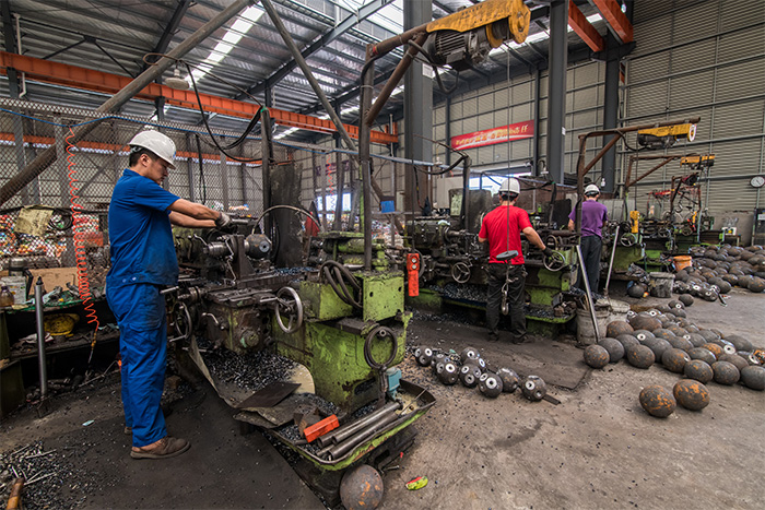 南阳网架配件车间